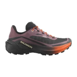 Zniżka Buty trailowe damskie Salomon Genesis 2 - Huckleberry/Black/Red Orange