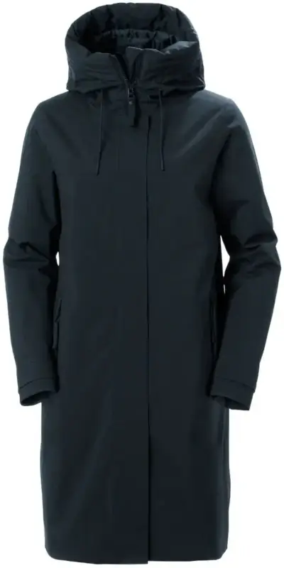 Szybka wysyłka Płaszcz ocieplany damski Helly Hansen Victoria Ins Rain Coat - Navy