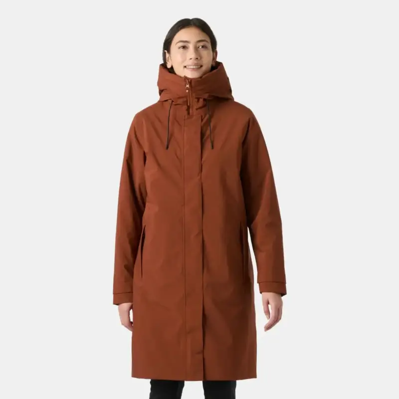 Płaszcz ocieplany damski Helly Hansen Victoria Ins Rain Coat - Iron Oxide Sprawdź teraz
