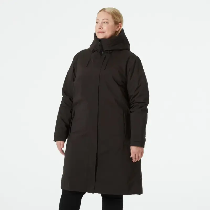 Płaszcz ocieplany damski Helly Hansen Victoria Ins Rain Coat - Black Bestseller