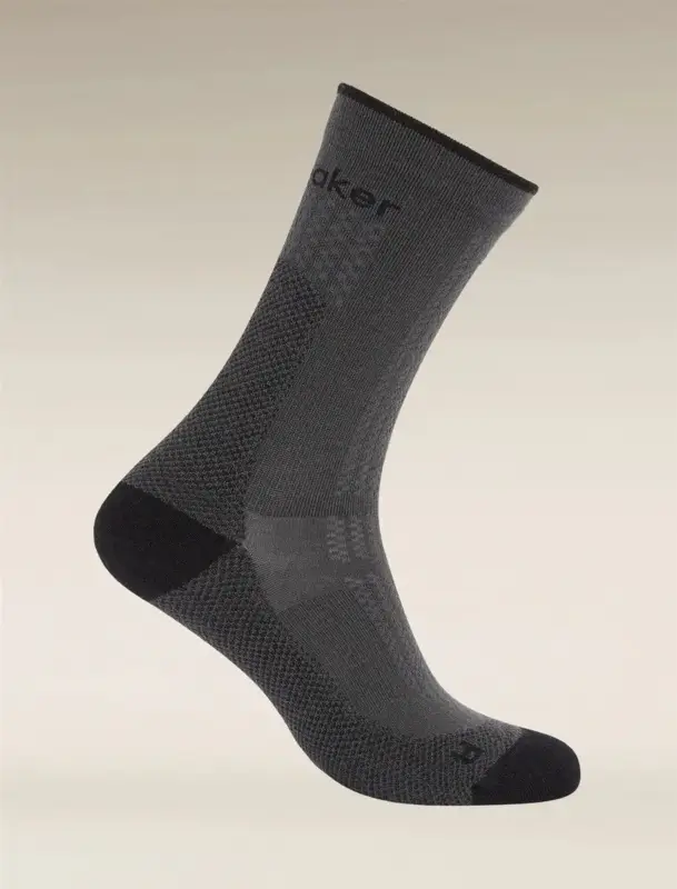 Skarpety damskie Icebreaker Merino Hike+ Ultralight Crew - Obsidian/Black Nowy