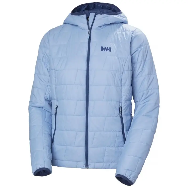 Kurtka ocieplana damska Helly Hansen Lifaloft Hooded Insulator - Bright Blue Dostępne od ręki