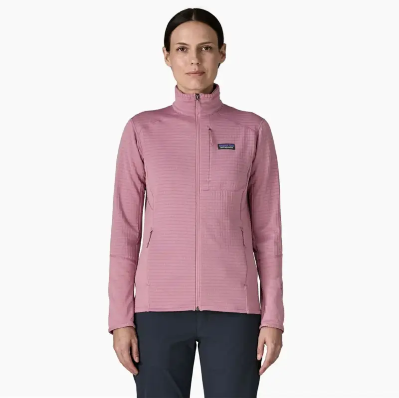 Bluza techniczna damska Patagonia R1® Fleece Jacket - Light Violet Wysoka jakość
