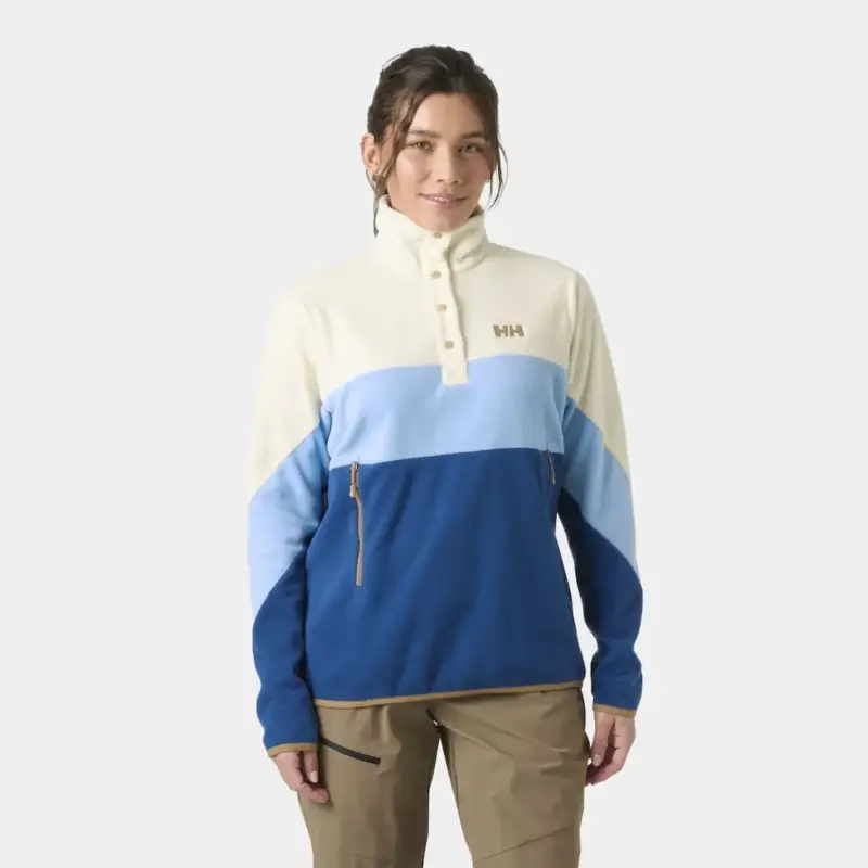 Polar damski Helly Hansen Daybreaker Hugg Snap Fleece - Dark Blue Wyprzedaż