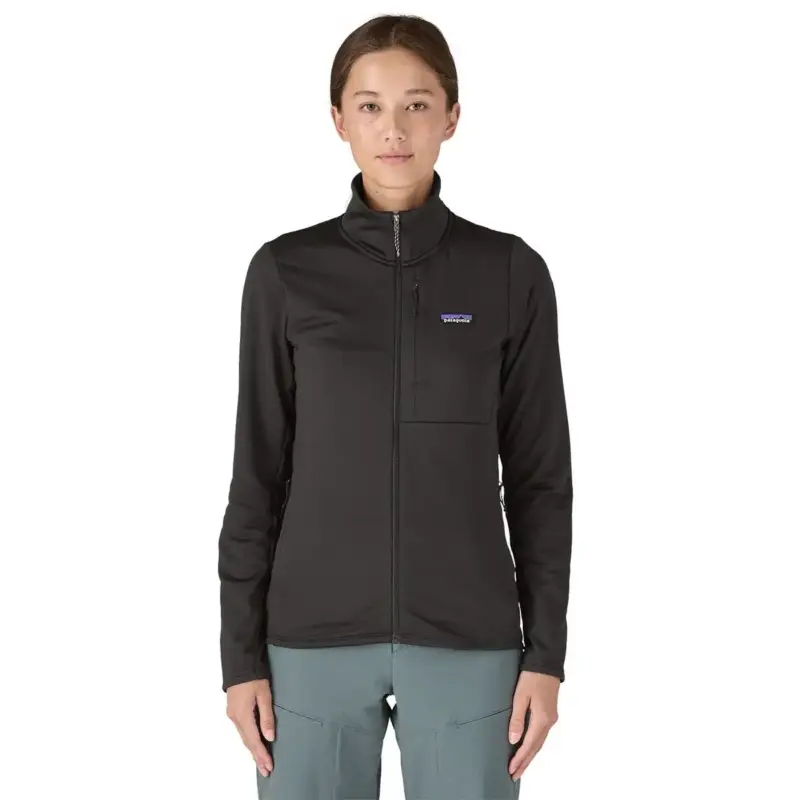 Bluza techniczna damska Patagonia R1® Thermal Jacket - Black Zniżka