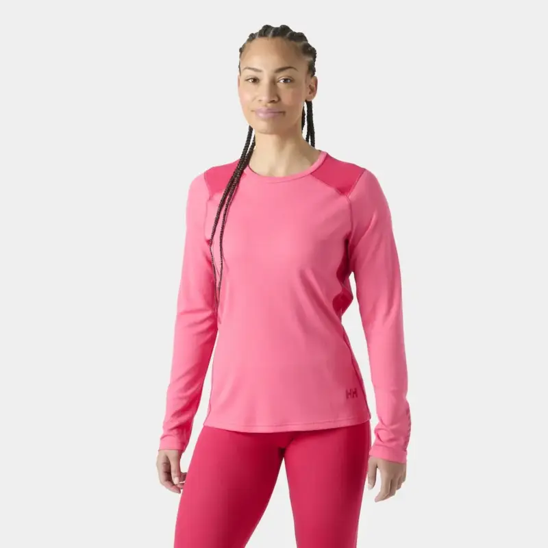 Bluza termoaktywna damska Helly Hansen Lifa® Active Crew - Hot Pink Darmowy zwrot