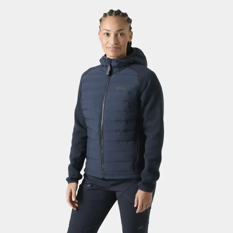Bestseller Kurtka ocieplana damska Helly Hansen Skagen Hybrid Knit Insulator - Navy