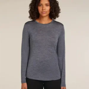 Bluza termoaktywna z merino damska Icebreaker Merino 125 Cool-Lite™ Sphere III LS Tee - Midnight Navy Heather Kup teraz