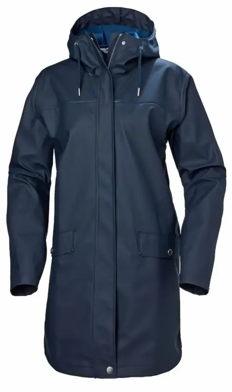 Najlepsza cena Płaszcz wodoszczelny damski Helly Hansen Moss Coat - Navy