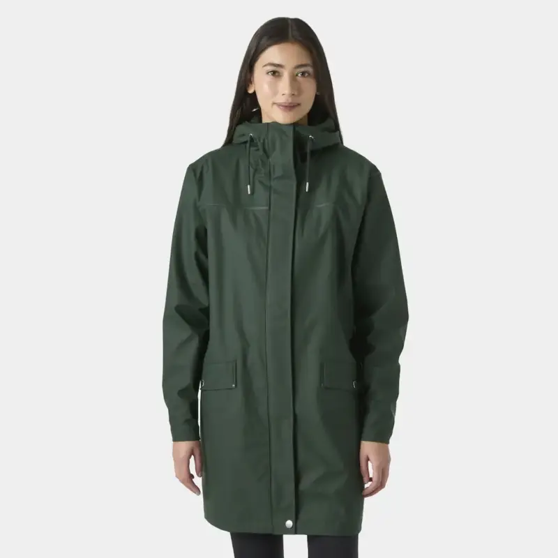 Płaszcz wodoszczelny damski Helly Hansen Moss Coat - Dark Jungle Bezpieczna płatność
