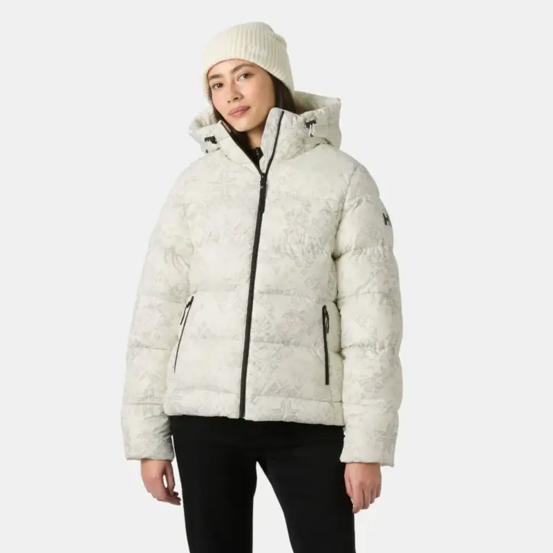Kurtka ocieplana damska Helly Hansen Active Puffy Jacket - Cream New Nordic Aop Cena promocyjna