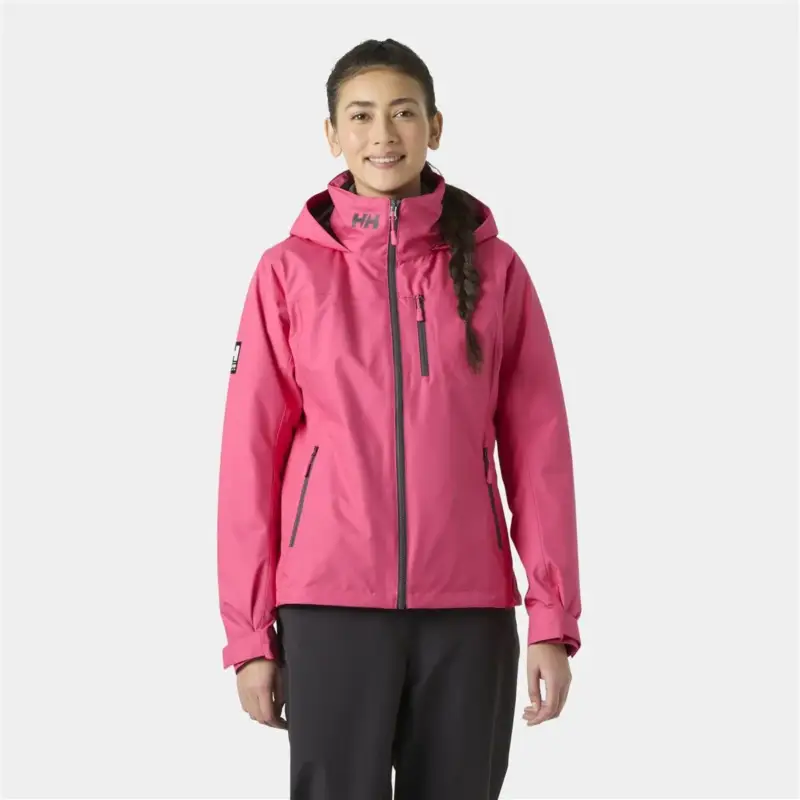Kurtka żeglarska damska Helly Hansen Crew Hooded Midlayer Jacket 2 - Hot Pink Szybka wysyłka