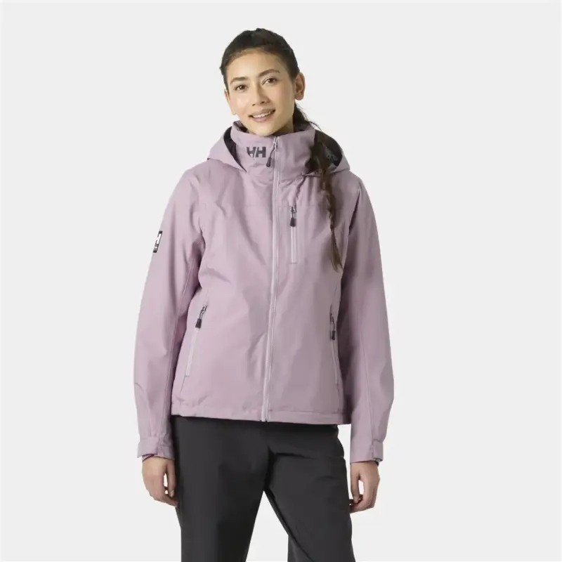Wyjątkowa oferta Kurtka żeglarska damska Helly Hansen Crew Hooded Midlayer Jacket 2 - Purple Clay