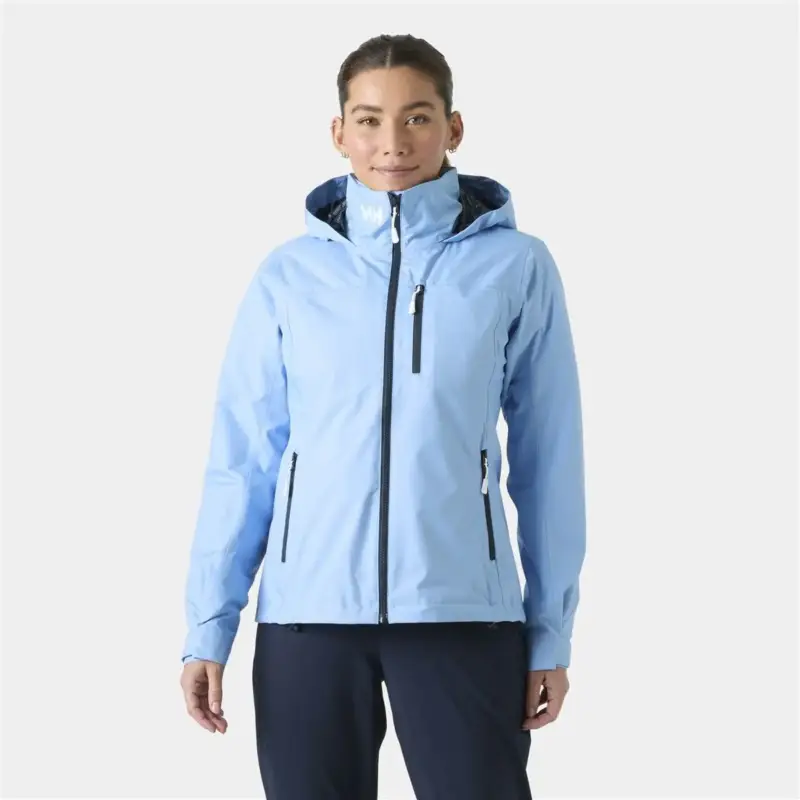 Kurtka żeglarska damska Helly Hansen Crew Hooded Midlayer Jacket 2 - Bright Blue Nowy