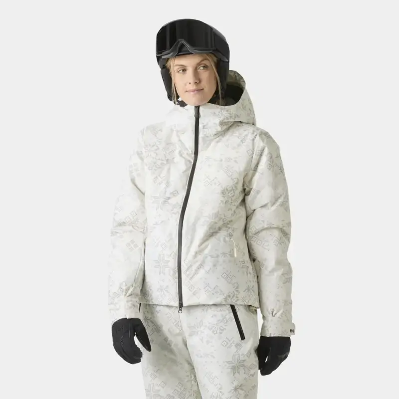 Oferta limitowana Kurtka narciarska damska Helly Hansen Nora Short Puffy - Cream New Nordic