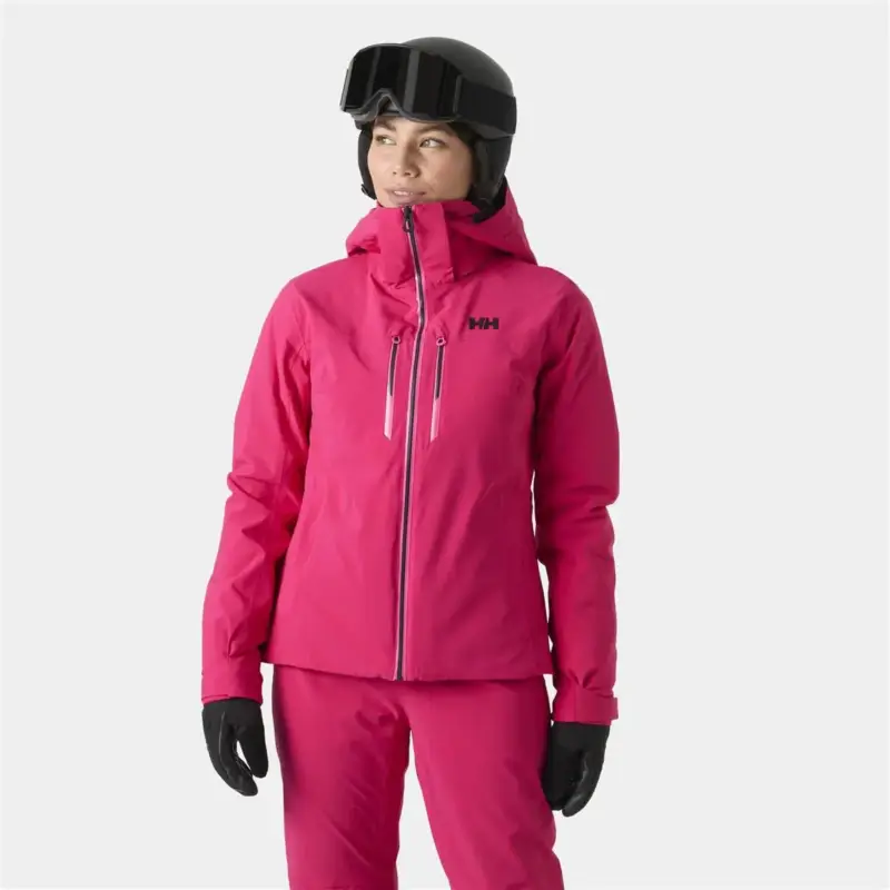Dostępne od ręki Kurtka narciarska damska Helly Hansen Alphelia Lifaloft Jacket - Cranberry