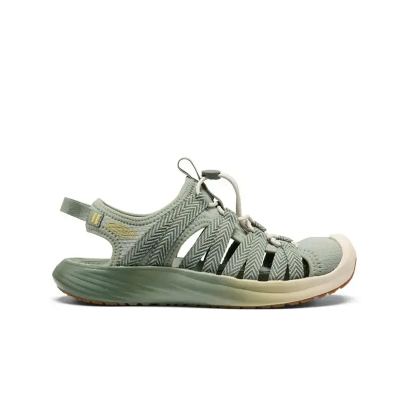 Sandały turystyczne damskie KEEN Whisper Lite - Lily Pad/Cream Gold Zamów teraz
