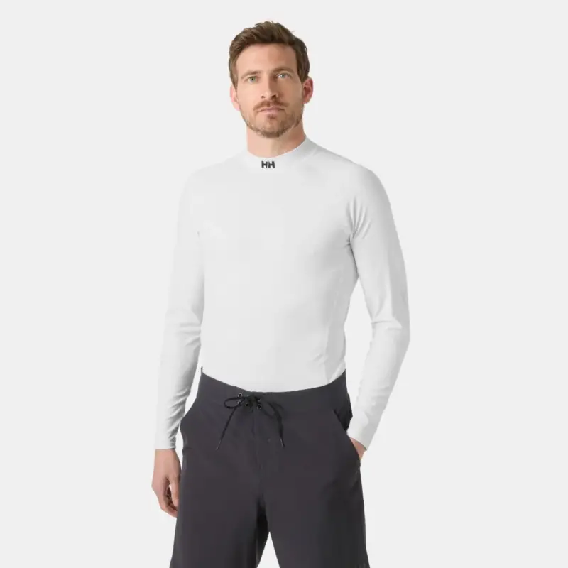 Tylko dziś Bluza do sportów wodnych unisex Helly Hansen Waterwear Rashguard - White