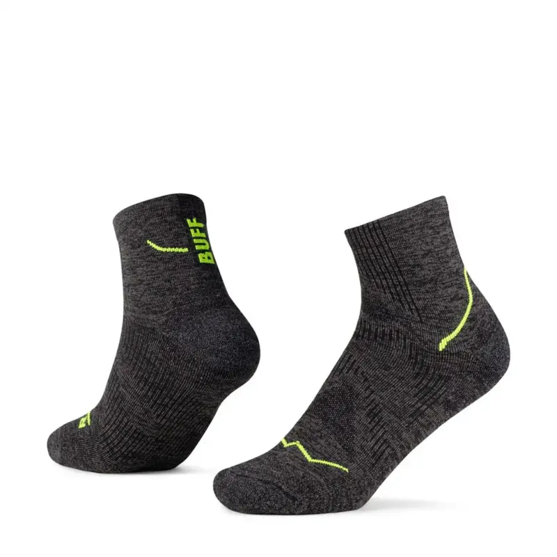 Skarpety BUFF® DryFlx® Quarter Socks - Black Wyprzedaż