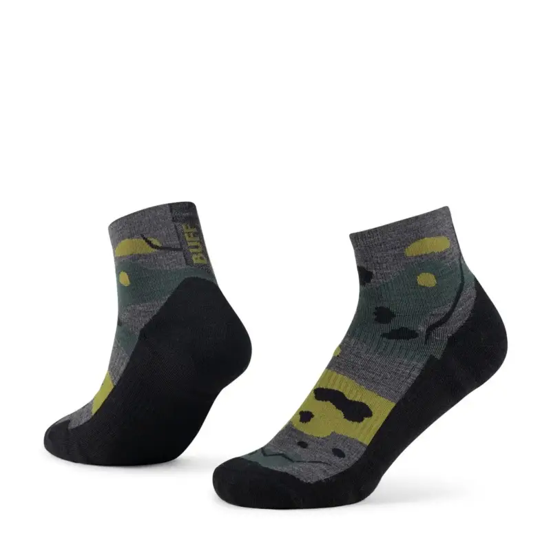 Skarpety BUFF® LW Merino Wool Quarter Socks - Grey Oferta