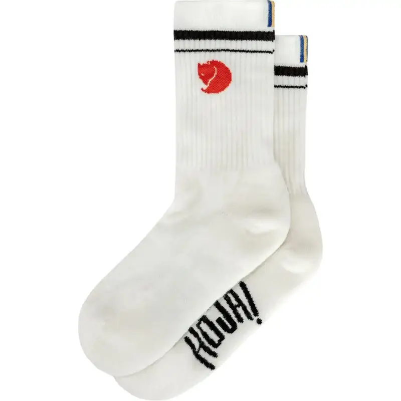 Popularny Skarpety rowerowe unisex Fjallraven Hoja Socks - Eggshell