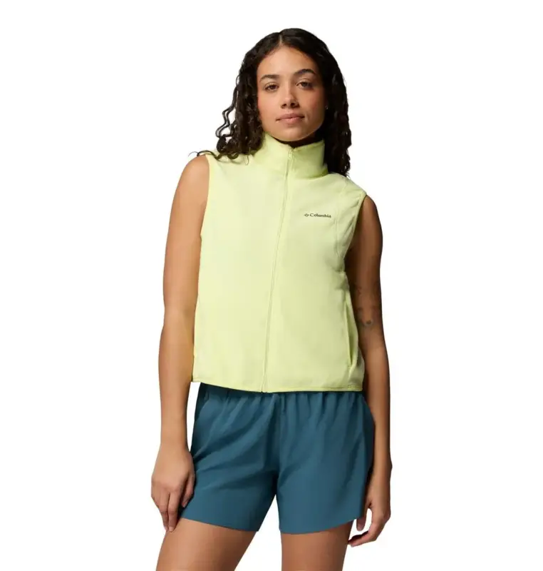 Okazja Kamizelka polarowa damska Columbia Vital Valley™ Fleece Vest - Citron Haze