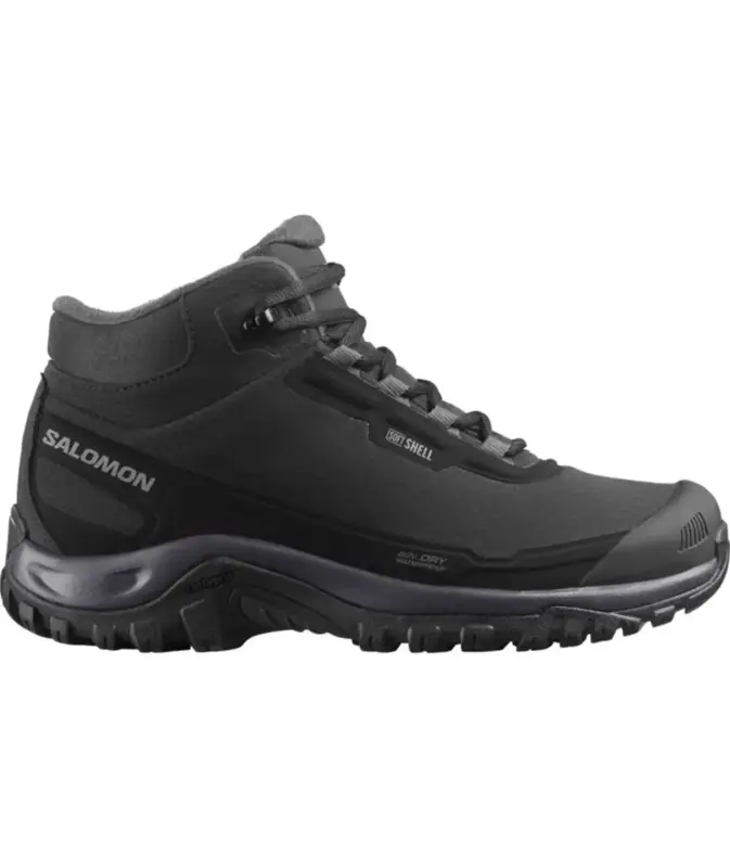 Buty zimowe damskie Salomon Shelter WP - Black/Nine Iron Oferta limitowana