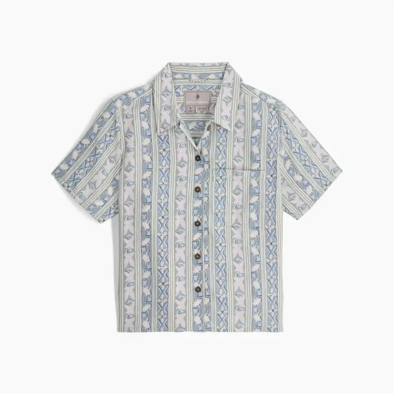 Hit sprzedaży Koszula turystyczna damska Royal Robbins Camino Pucker S/S - Sage Leaf Botanist