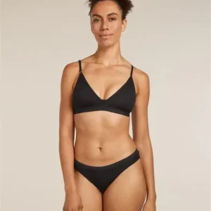 Wyprzedaż Stanik termoaktywny damski Icebreaker Merino 150 Siren Bra - Black