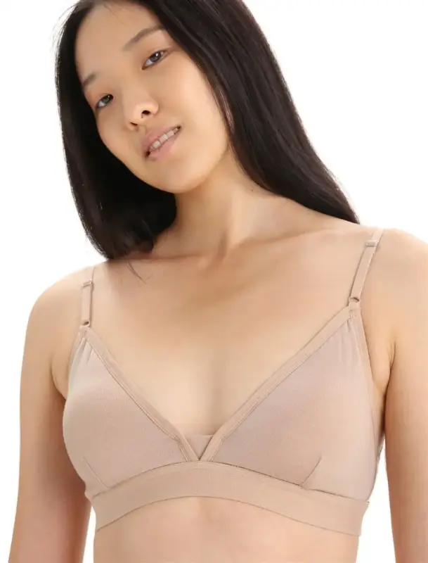 Stanik termoaktywny damski Icebreaker Merino 150 Siren Bra - Praline Super okazja