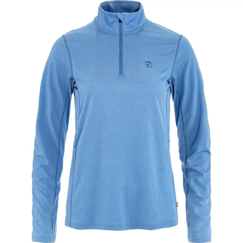 Oferta czasowa Bluza szybkoschnąca damska Fjallraven Abisko Day Hike Half Zip - Ultramarine