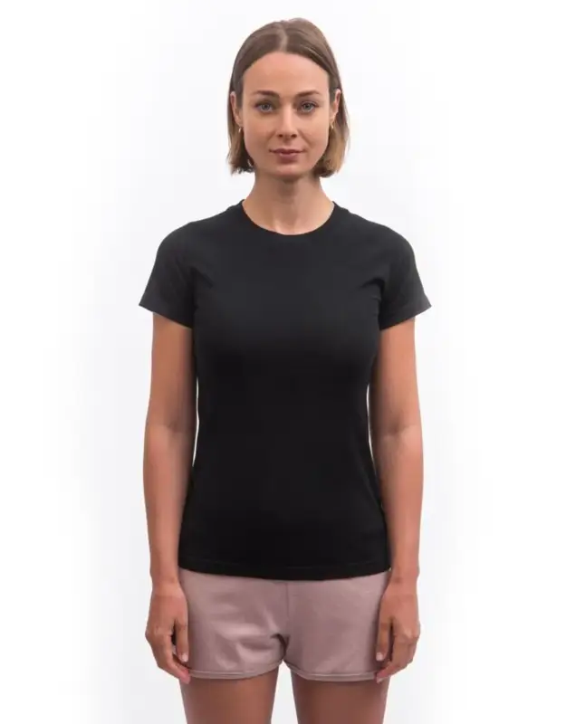 Koszulka termoaktywna damska Sensor Merino ACTIVE - Black Tylko do końca tygodnia
