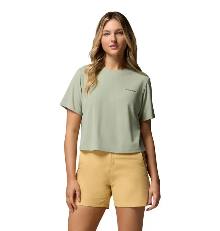 Koszulka szybkoschnąca damska Columbia Chill Creek™ Pique SS Tee - Safari Oferta