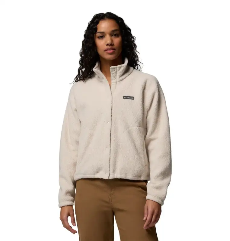 Oferta limitowana Polar damski Columbia Jasper Ridge™ Pebbled Fleece Full Snap - Dark Stone