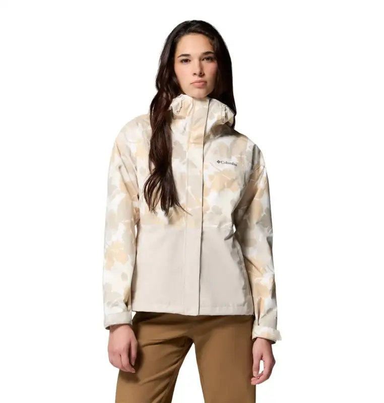 Kurtka membranowa damska Columbia Hikebound™ Printed Jacket - Dark Stone Oferta limitowana