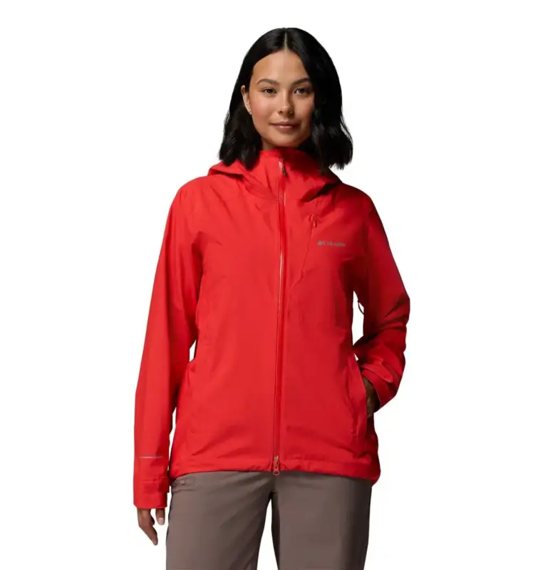 Taniej Kurtka membranowa damska Columbia Trailborne™ 2.5L Shell - Poppy Red