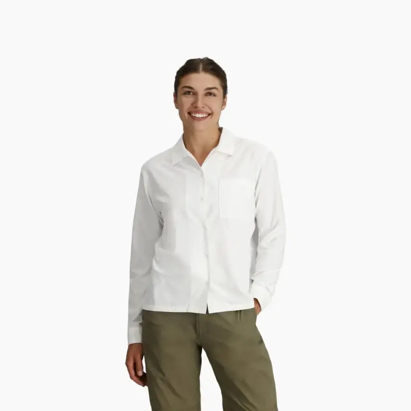 Koszula przeciw komarom damska Royal Robbins Expedition III L/S - White Oferta