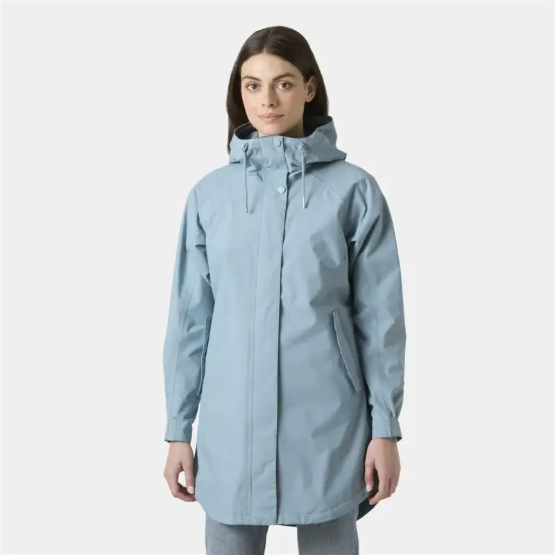 Dodaj do koszyka Płaszcz membranowy damski Helly Hansen Valentia 2.0 Raincoat - Windy Blue