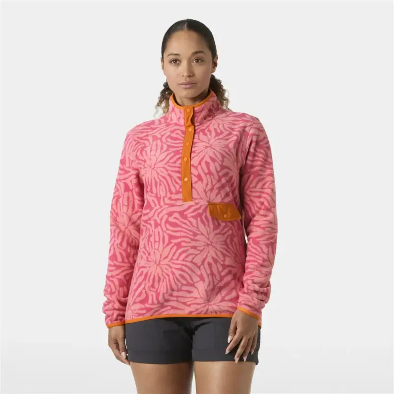 Darmowy zwrot Polar damski Helly Hansen Maridalen Printed Fleece - Coral Almond