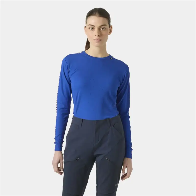 Najlepsza cena Bluza termoaktywna damska Helly Hansen HH Lifa Crew - Cobalt 2.0