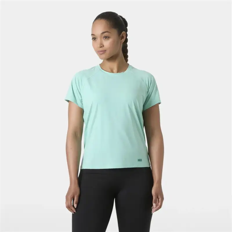 Promocja Koszulka z filtrem UV damska Helly Hansen Shine Solen T-Shirt - Lagoon