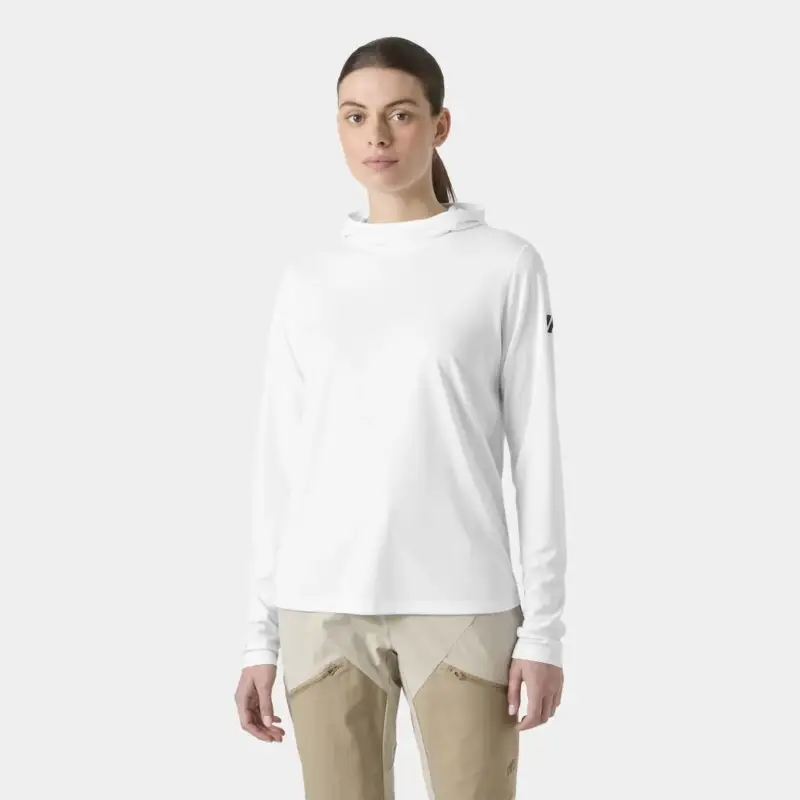 Bluza z filtrem UV damska Helly Hansen Tech Hoodie - White Super okazja