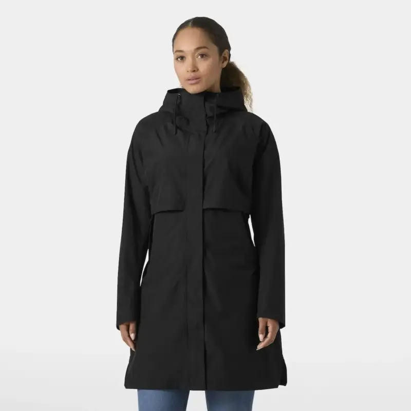 Płaszcz membranowy damski Helly Hansen Sienna Rain Coat - Black Oferta