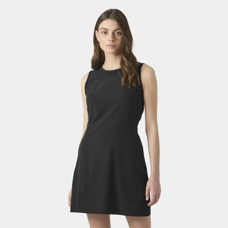 Sukienka szybkoschnąca damska Helly Hansen Thalia Short Dress - Black Wyprzedaż