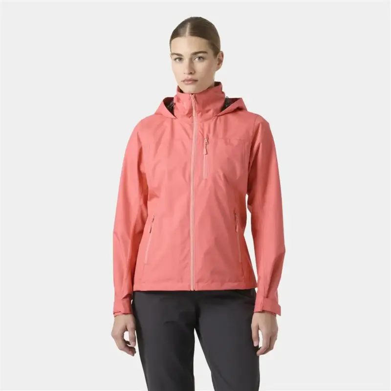 Kurtka żeglarska damska Helly Hansen Crew Hooded Jacket 2.0 - Sunset Pink Oferta czasowa