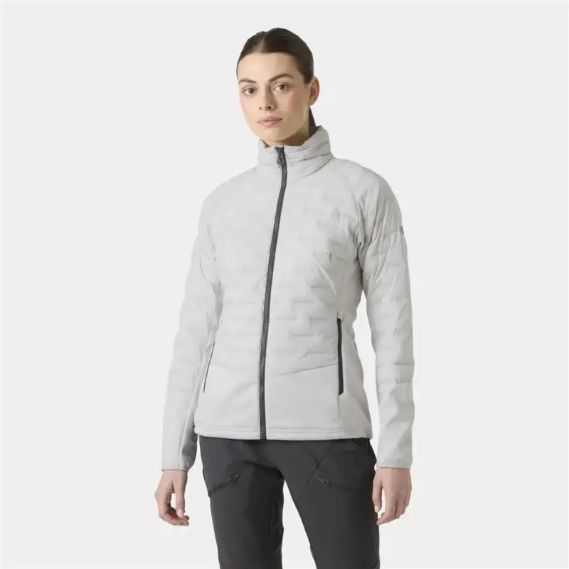 Hit sprzedaży Kurtka ocieplana damska Helly Hansen HPHybrid Stretch Insulator - Grey Fog
