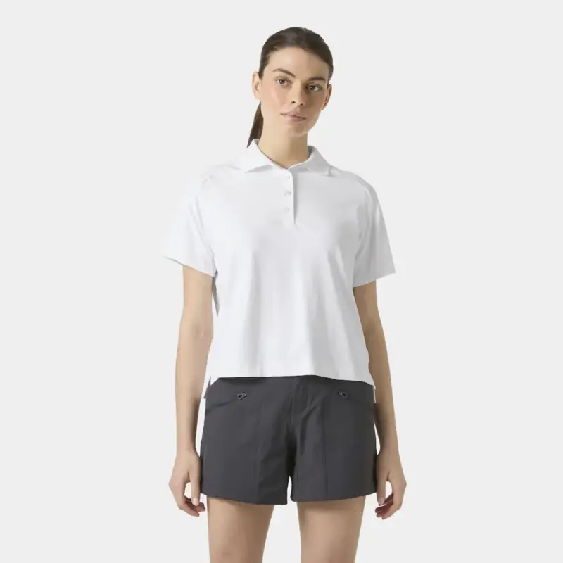 Zniżka Koszulka Polo szybkoschnąca damska Helly Hansen HP Salina Polo - White