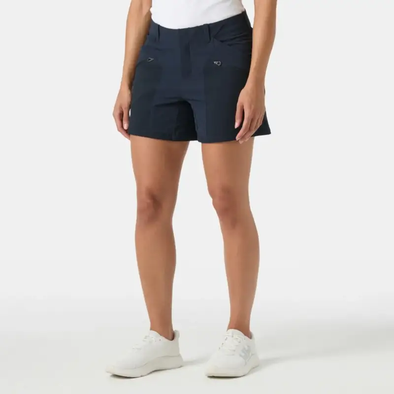Nie przegap Spodenki żeglarskie damskie Helly Hansen HP Calvi Shorts - Navy