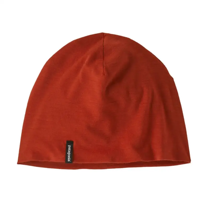 Czapka zimowa Patagonia Overlook Merino Wool Liner Beanie - Amanita Red Szybka dostawa