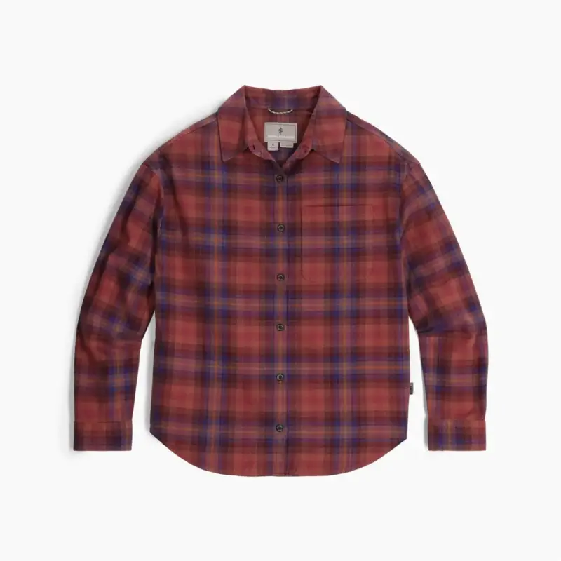 Koszula flanelowa damska Royal Robbins Lieback Overshirt L/S - Wild Rhubarb Dipsea Pld Tani
